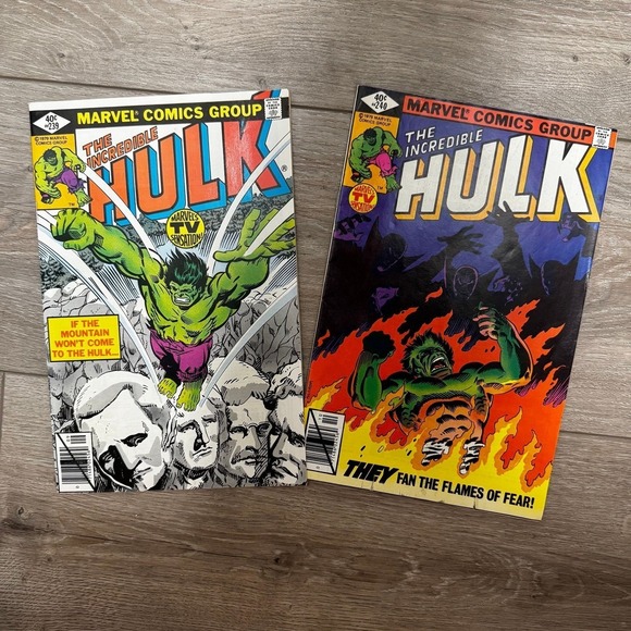 Other - vintage 1979 lot of 2 hulk‎ comics